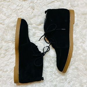 New Nine West Quarenta Black Suede Booties